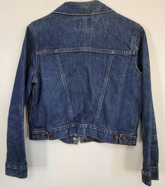 Vintage Levi's Women's Denim Trucker Jacket No Hand Pockets Paper
