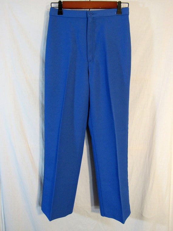70s Vintage Jcpenney Women's High Waist Polyester Pants Etsy