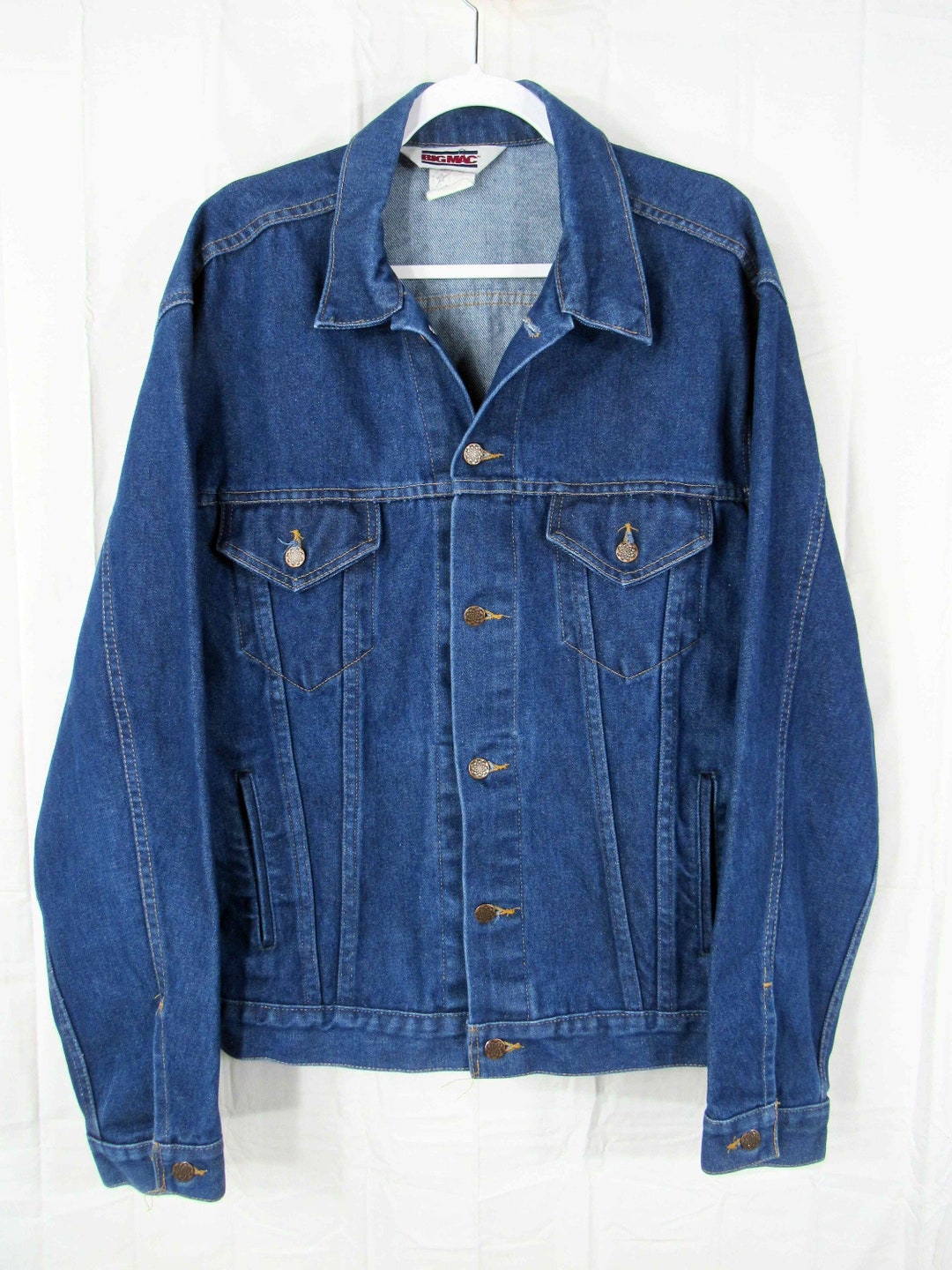 キルティングパンツ M-TALL ダークブルー　JCPenney 80s 古着 Penneys! 1980s Vintage Jcpenney Penneys Big Mac Men's Blue Denim