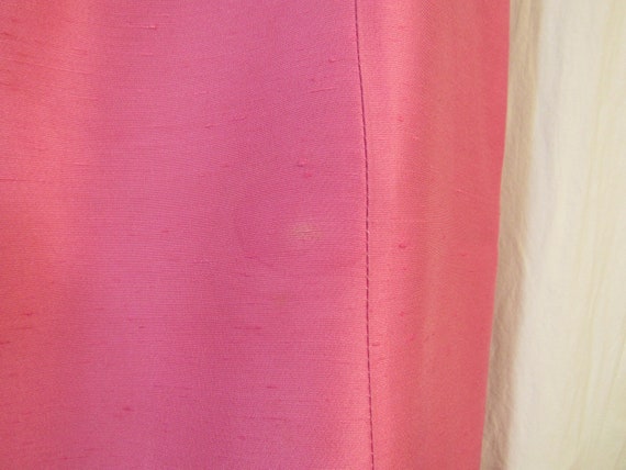 Pink! 1950s Vintage home made Short Sleeve Dress,… - image 3