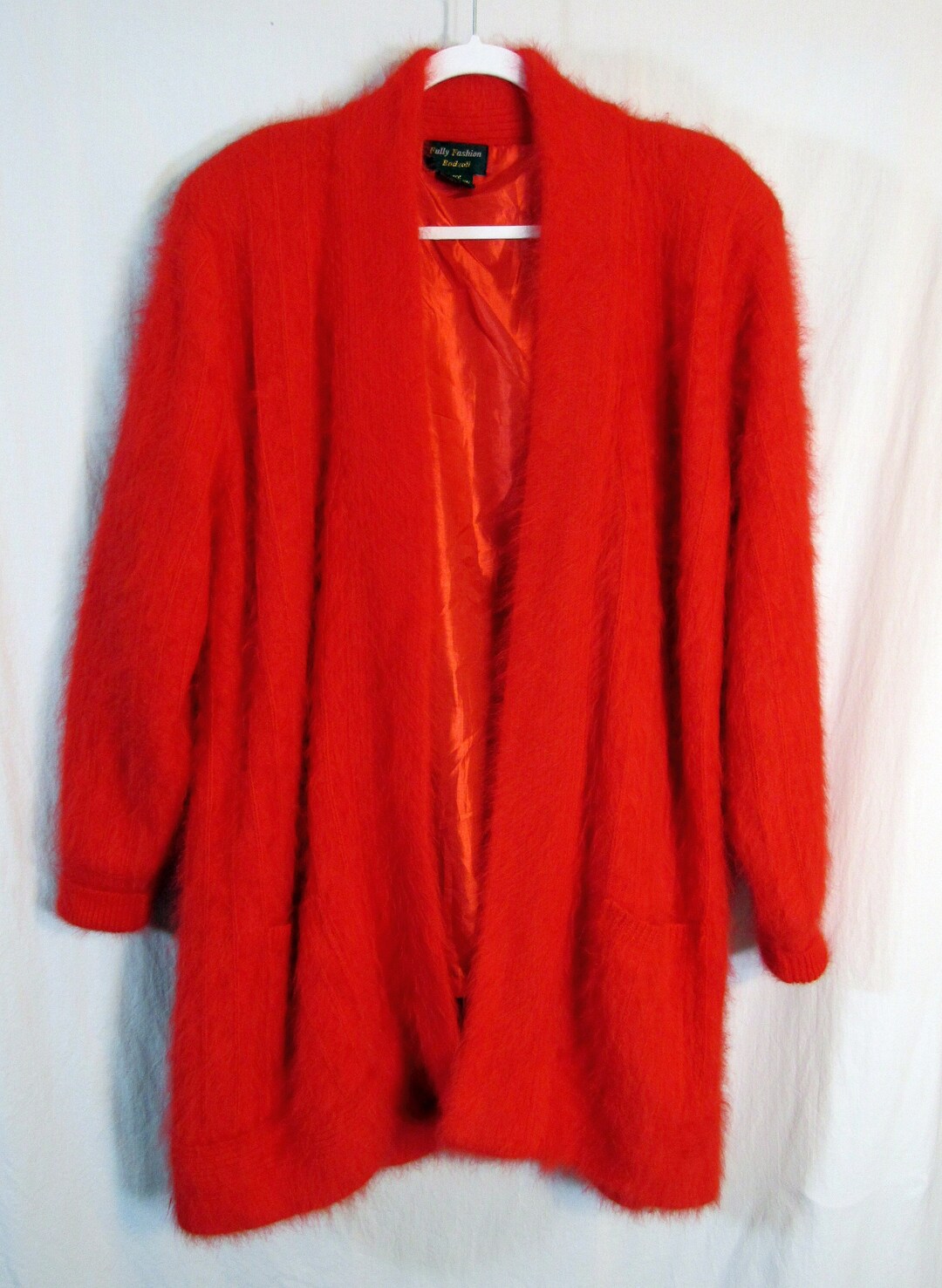 1980s Vintage Fully Fashion Radzoli Women's Fuzzy Red Open - Etsy