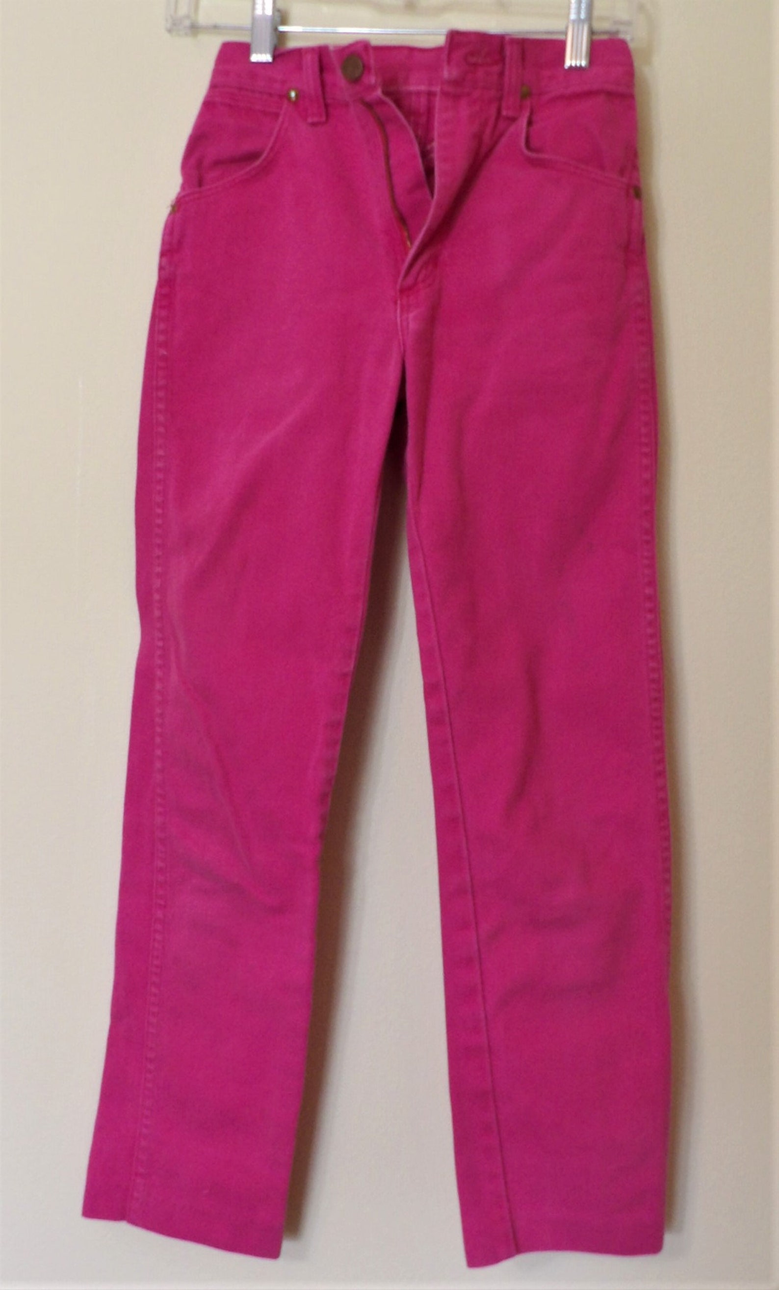 Vintage 1970's Wrangler 14MWGWP Girls' Pink Denim | Etsy