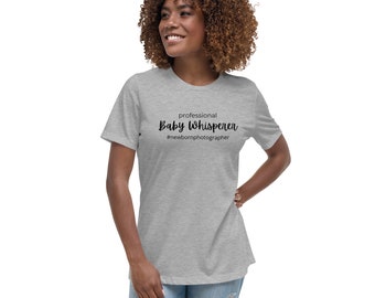 -shirt professionnel Baby Whisperer | -shirt photographe nouveau-né | Pour bébé photographe