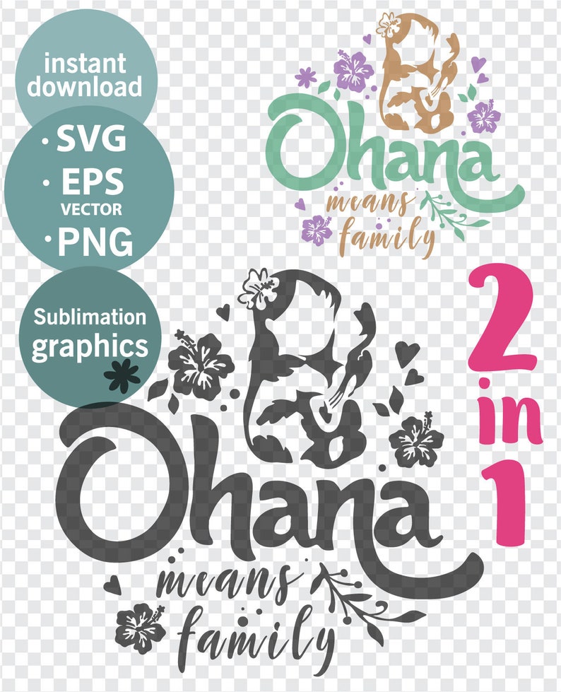 Download Lilo and Stitch SVG Disney SVG Ohana means family Stitch ...