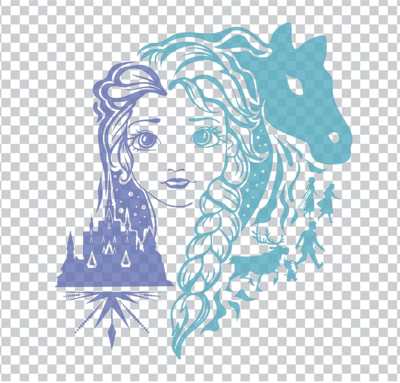 Frozen SVG Frozen Silhouette svg Elsa svg Olaf svg Anna | Etsy