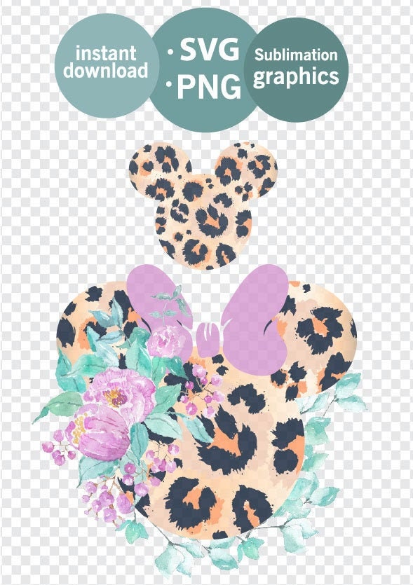 Free Free 208 Floral Minnie Mouse Ears Svg SVG PNG EPS DXF File