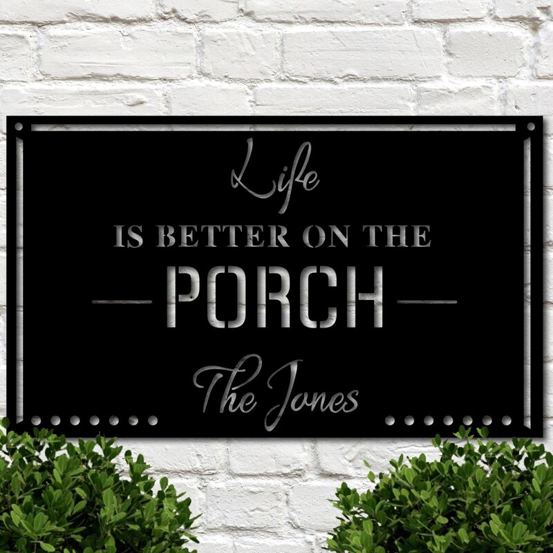Custom Porch Sign - Etsy
