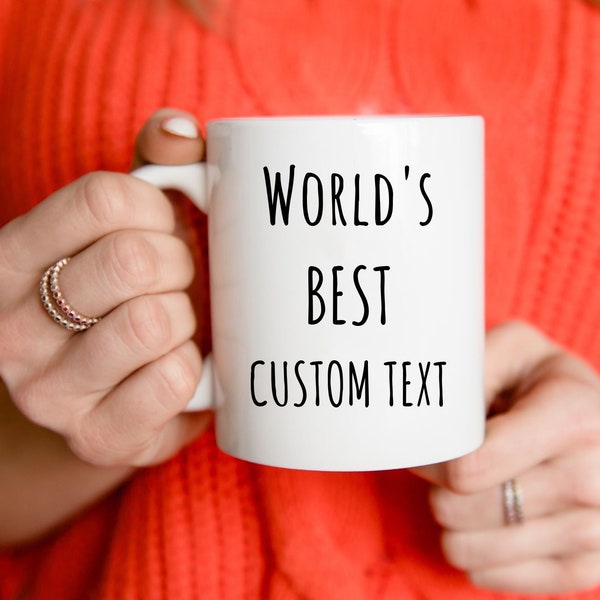 World's Best Mug, Personalized World's Best Office Mug, Customizable World's Best Mug, Custom Mugs, Worlds Best Coffee, Office Mug Funny Mug