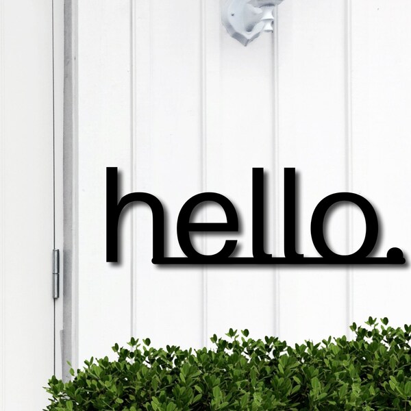 Hello Sign - Etsy