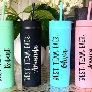 Employee Appreciation Gifts from Boss, Coworker Gifts, Best Team Ever Tumblers, Client Appreciation Gifts in Bulk, Thank You Gift, Team Gift