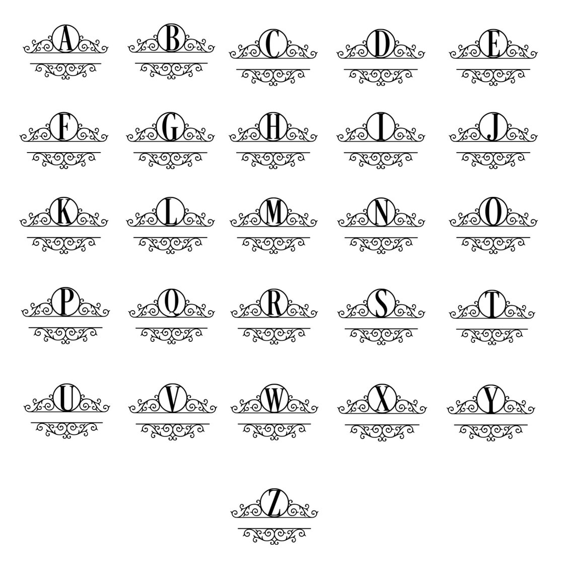 Metal Sign Personalized Metal Name Sign Split Letter Etsy