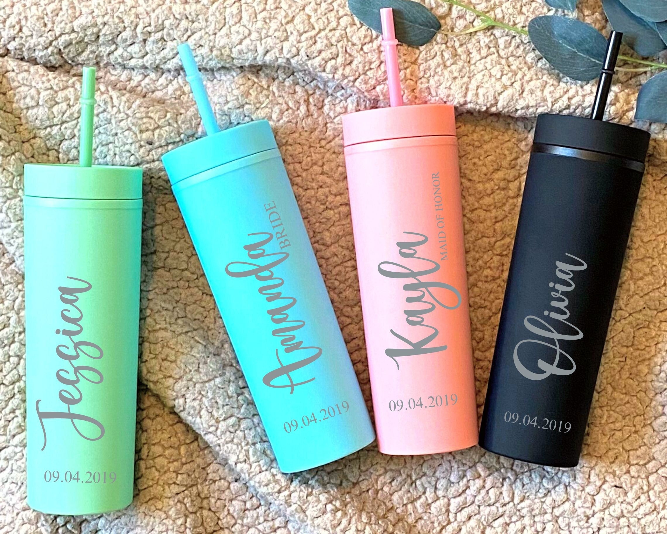 Bridesmaid Tumbler Set of 8 