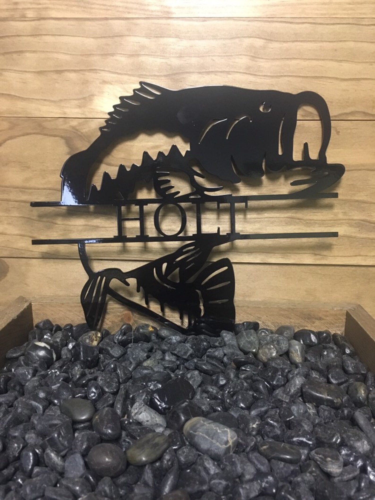Fishing Metal Art Fishing Metal Wall Art Fishing Etsy