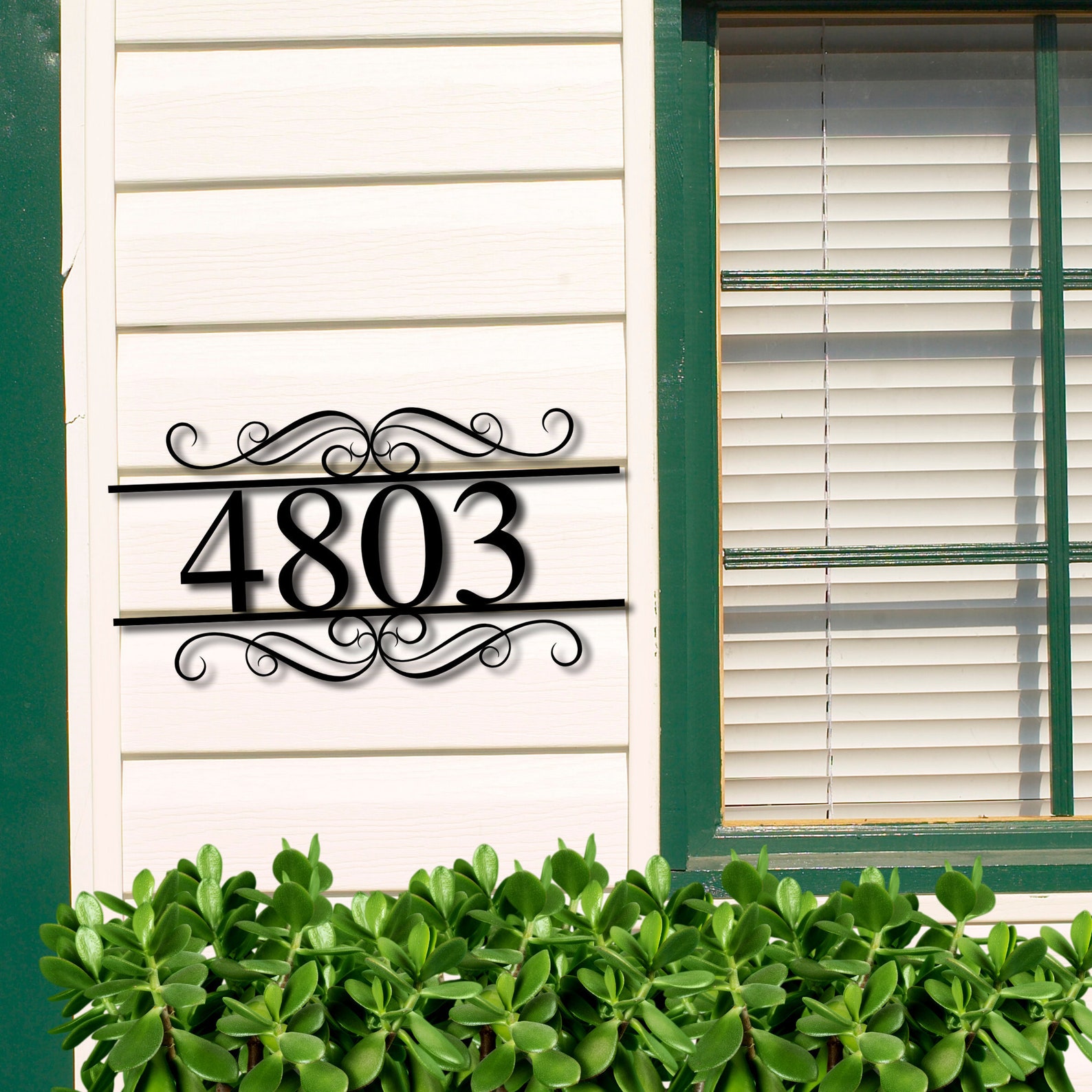 Address Outdoor Sign Address On Light Post Address Plaque Etsy