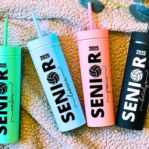 Personalized Volleyball Gifts, Volleyball Gifts for Senior, Volleyball Senior Night Gifts, Volleyball Tumbler, Senior Volleyball Gifts