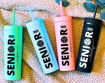 Personalized Volleyball Gifts, Volleyball Gifts for Senior, Volleyball Senior Night Gifts, Volleyball Tumbler, Senior Volleyball Gifts