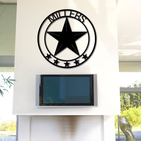 Metal Star Wall Decor Texas Decor Texas Metal Sign Texas | Etsy