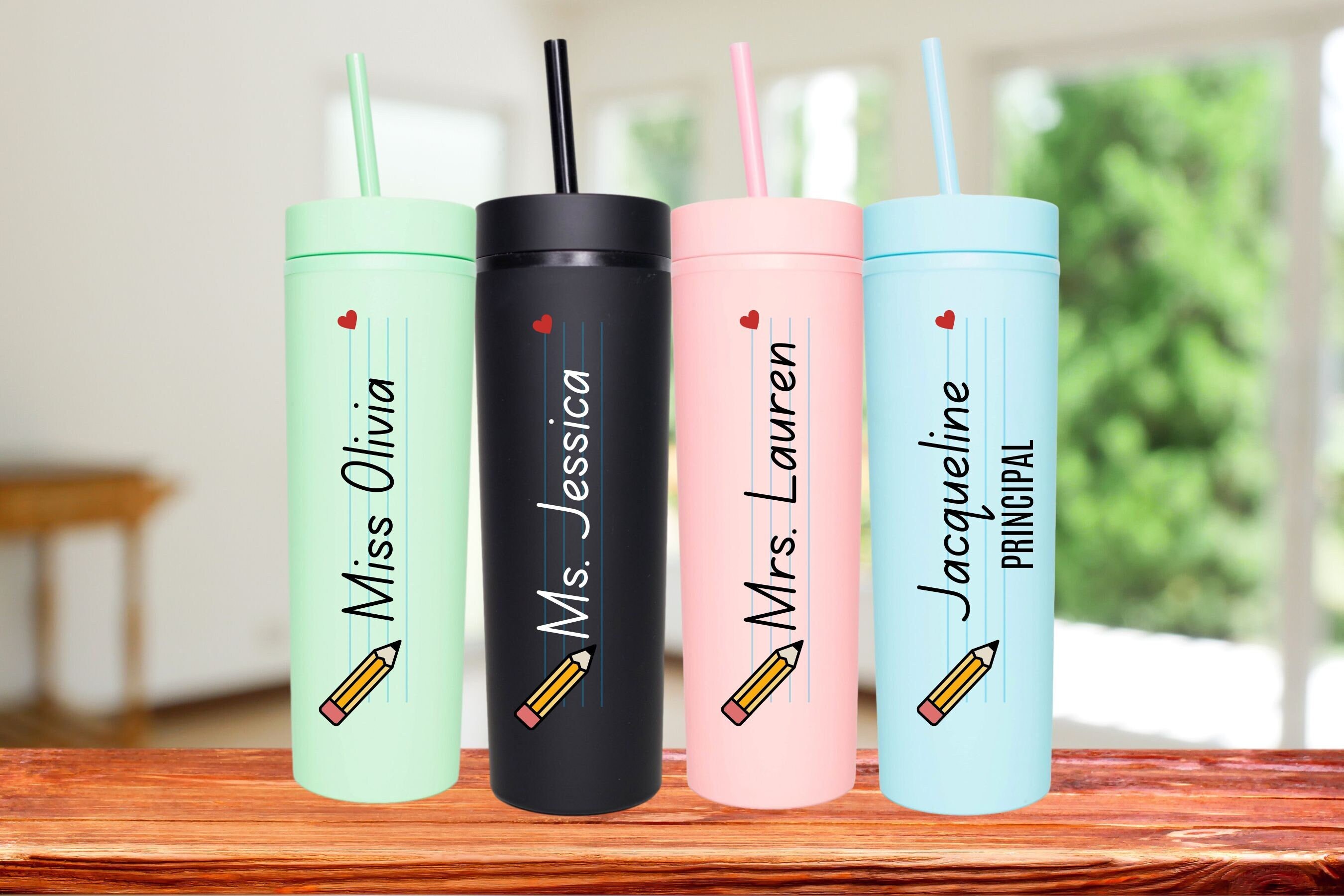 Teacher Tumbler, Teacher Cups, Teacher Gift, Teacher Appreciation Gift Teacher Cup With Name Personalized Teacher Tumbler Custom Teacher Cup