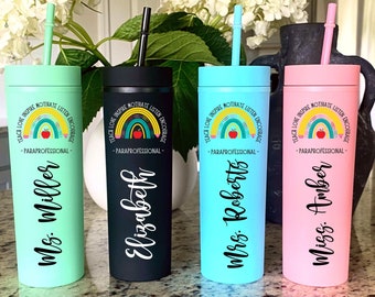 Paraprofessional Gifts, Paraprofessional Tumbler, Paraprofessional Cups, Staff gift for Paraprofessionals, Gift for Her, Teacher Gifts, Para