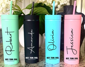 Client Appreciation Gifts in Bulk, Best Team Ever Tumblers, Employee Appreciation Gifts from Boss, Coworker Gifts, Thank You Gift, Team Gift