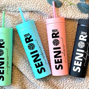 Personalized Volleyball Gifts, Volleyball Gifts for Senior, Volleyball Senior Night Gifts, Volleyball Tumbler, Senior Volleyball Gifts