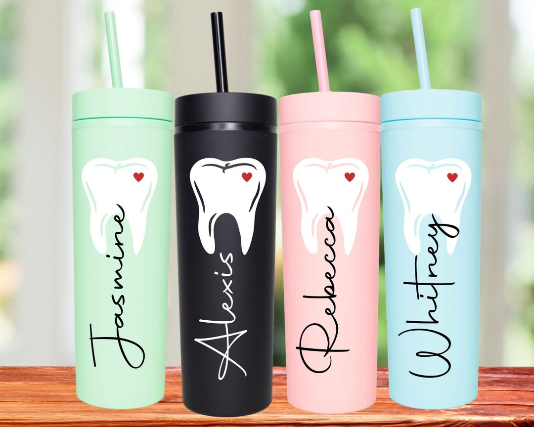 Personalized Tooth, Dentist Cup, Dental Hygienist Assistant Gift