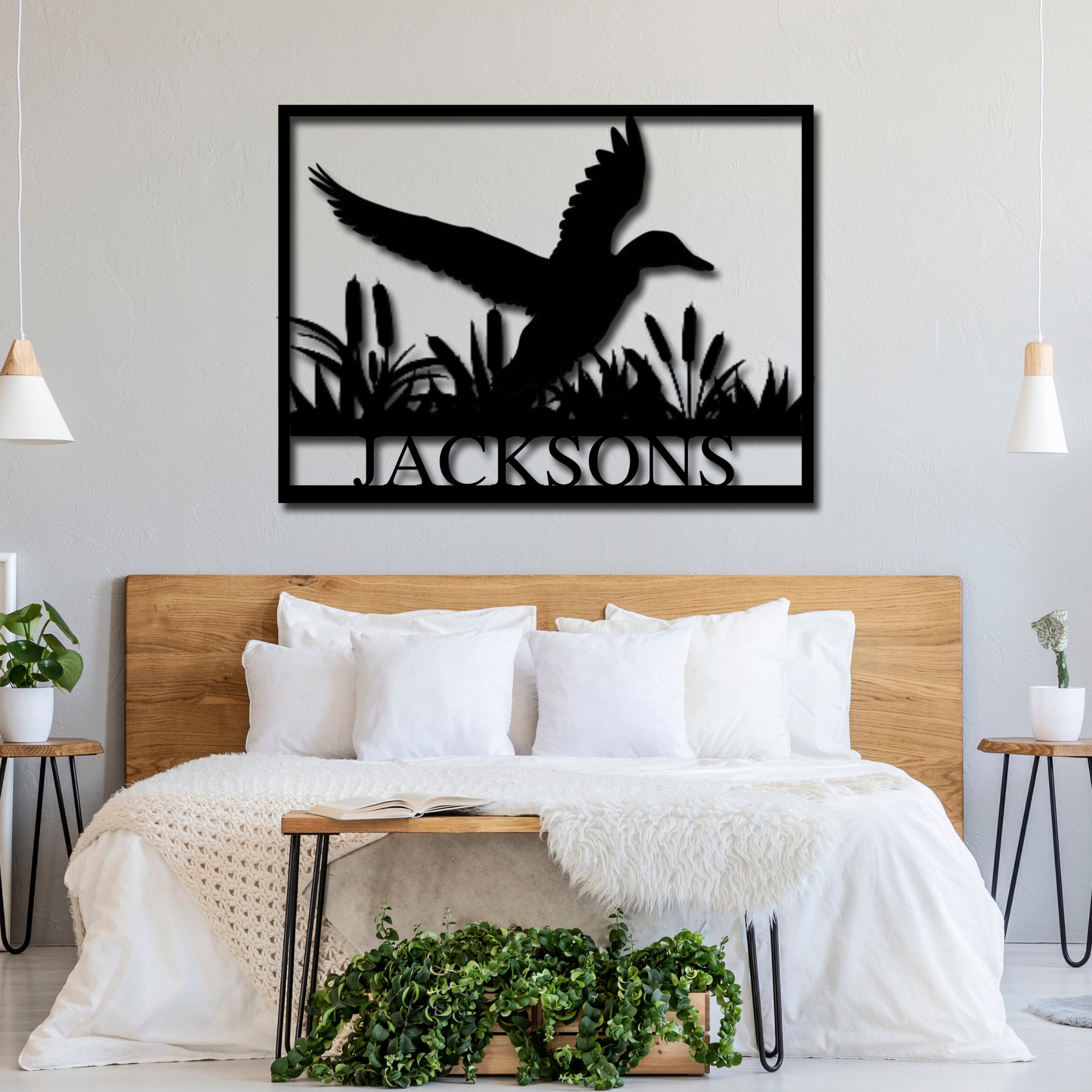 Personalized Duck Hunting Sign Custom Entrance Metal Sign Etsy