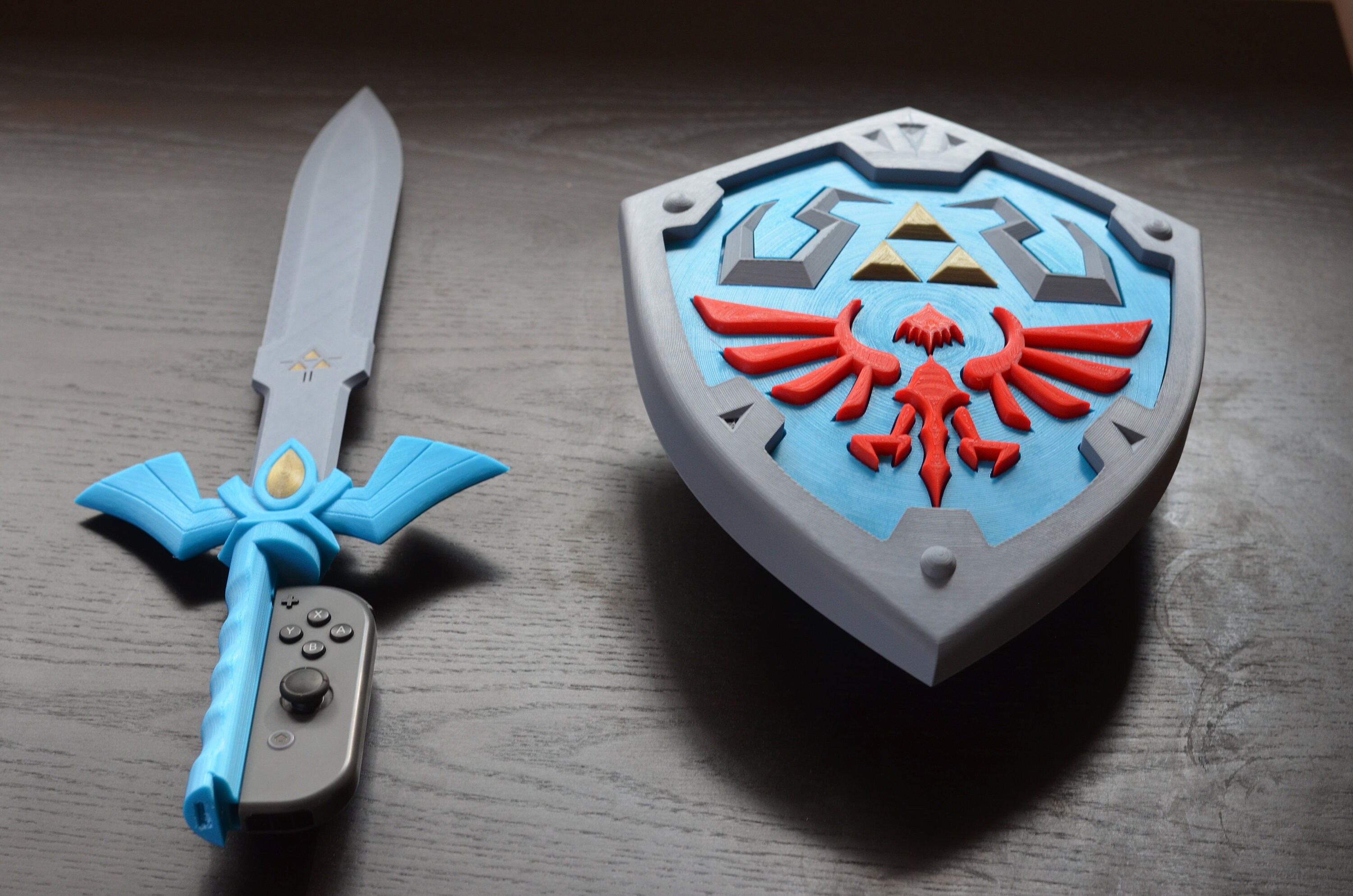 Zelda Skyward Sword Switch Joy-Con Sword and Shield Accessories