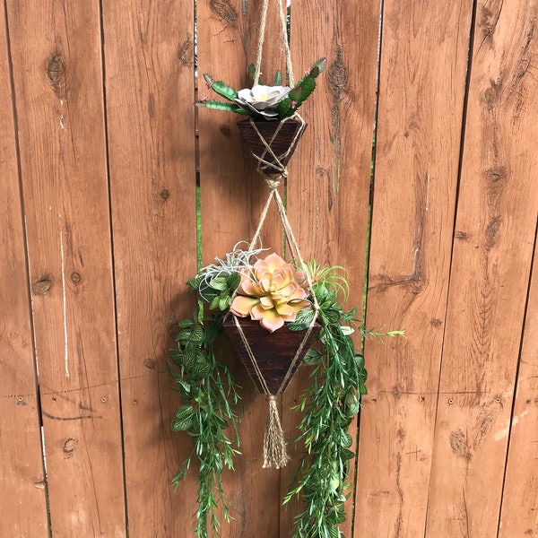 Two-Tier Succulent Planter