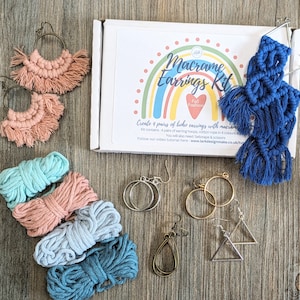 SALE - DIY Macrame Earring Kit