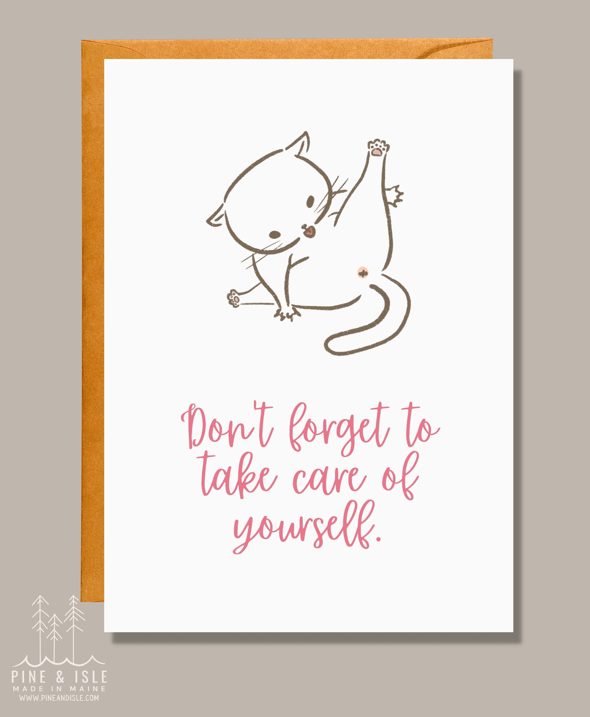 Take Care of Yourself Thinking of You Card Just Because