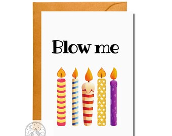 Blow Me Birthday - Etsy