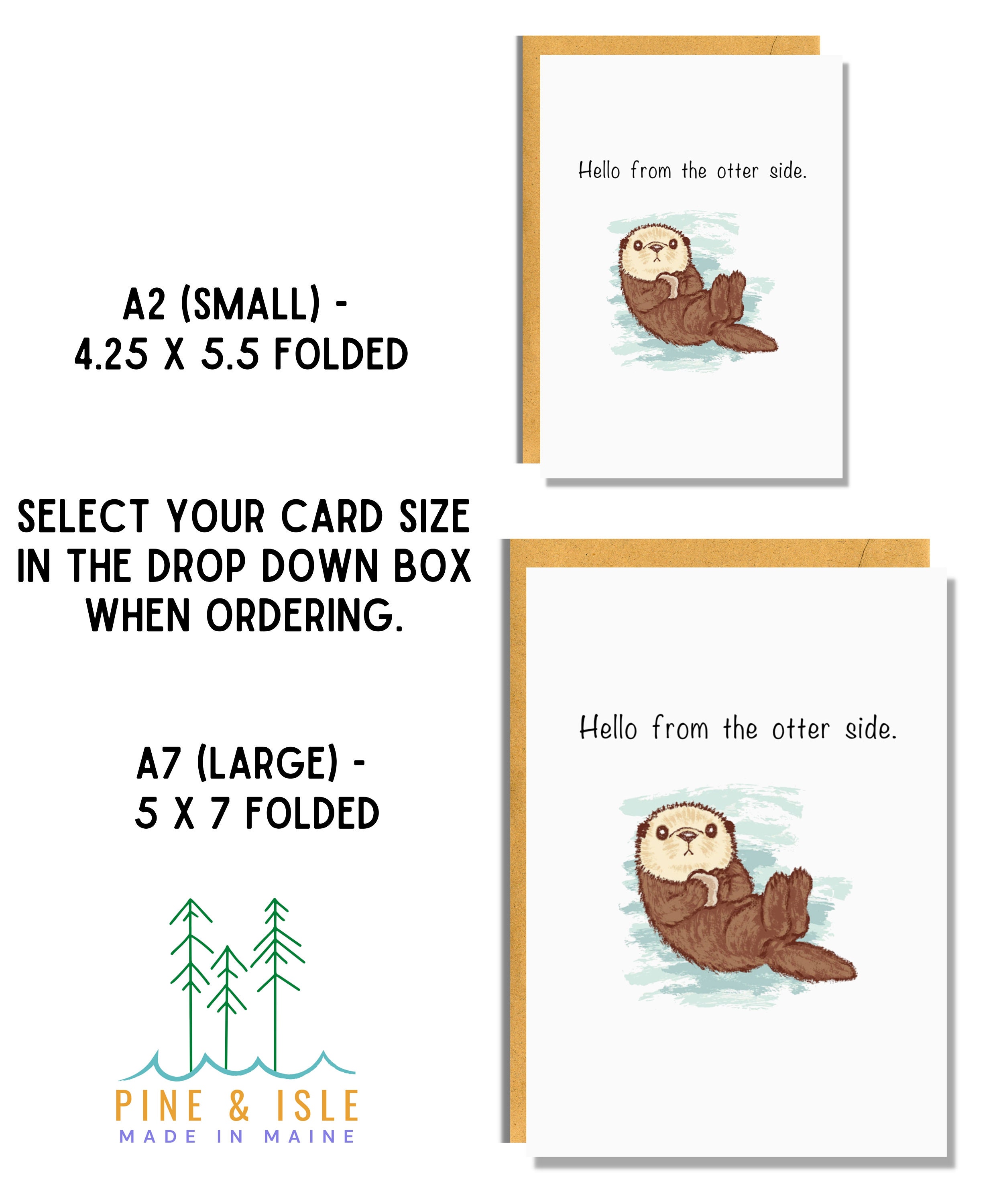 hello from the otter side card sleeves Hello From The Otter Side Journal : McFall, Abigail: Amazon.se: Books main image 1