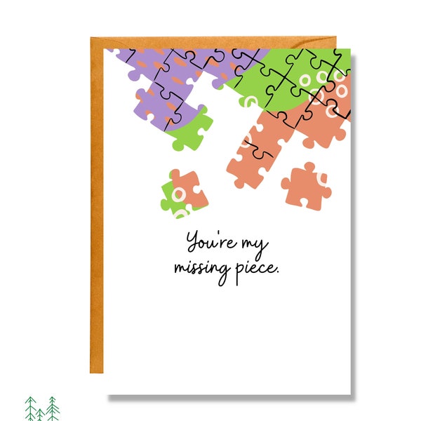 You're My Missing Piece | Love Card | LV49