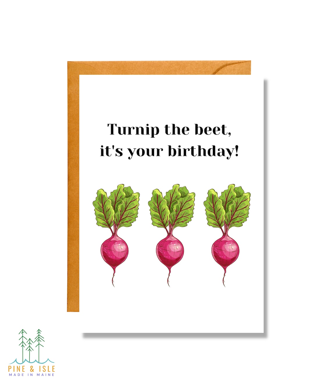 Turnip the Beet Birthday Card Pun Card BD7 Etsy