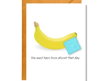 You Must Have Been Absent That Day | Baby Card | Funny Card | BB12