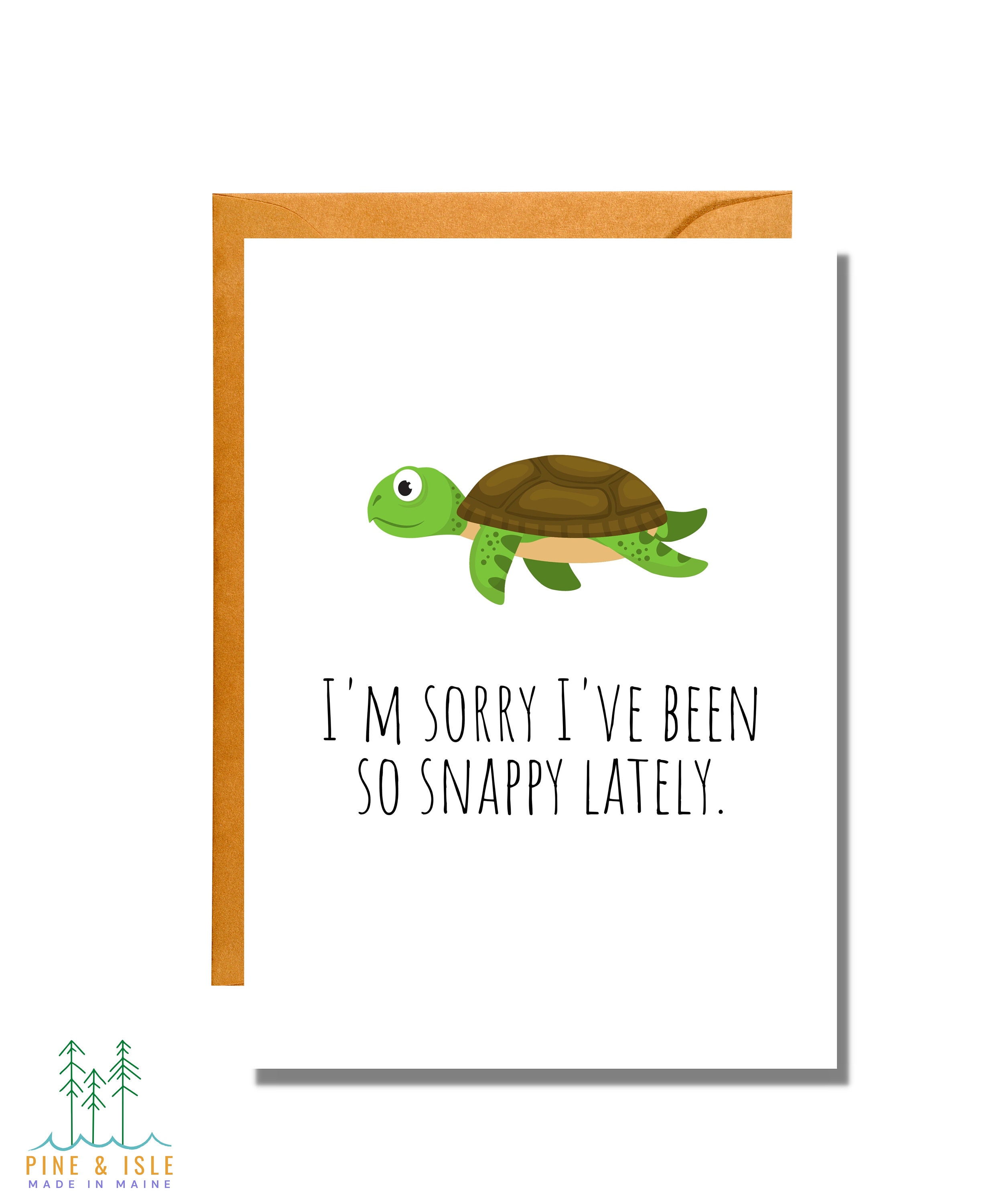 I'm Sorry I've Been so Snappy | Apology Card | Pun Card | AP10 - Etsy
