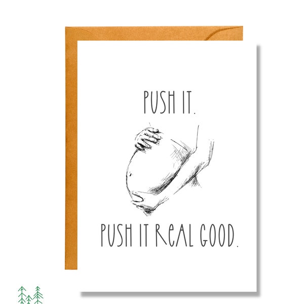 Funny Pregnancy Card Etsy