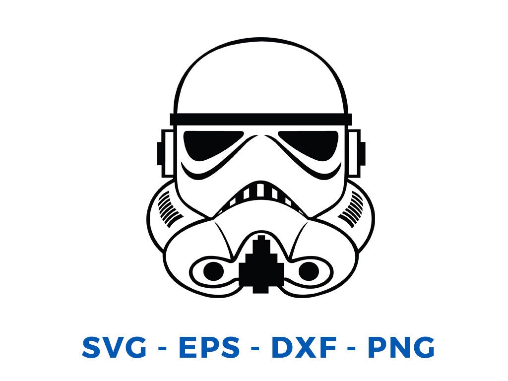 Star Wars Stormtrooper Darth Vader SVG DXF File for Cricut | Etsy