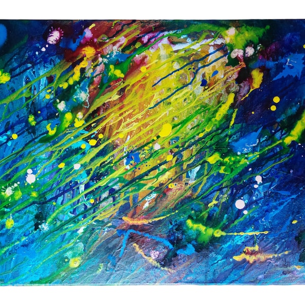 picture on canvas/acrylic painting/abstract painting/colorful/randompaintress