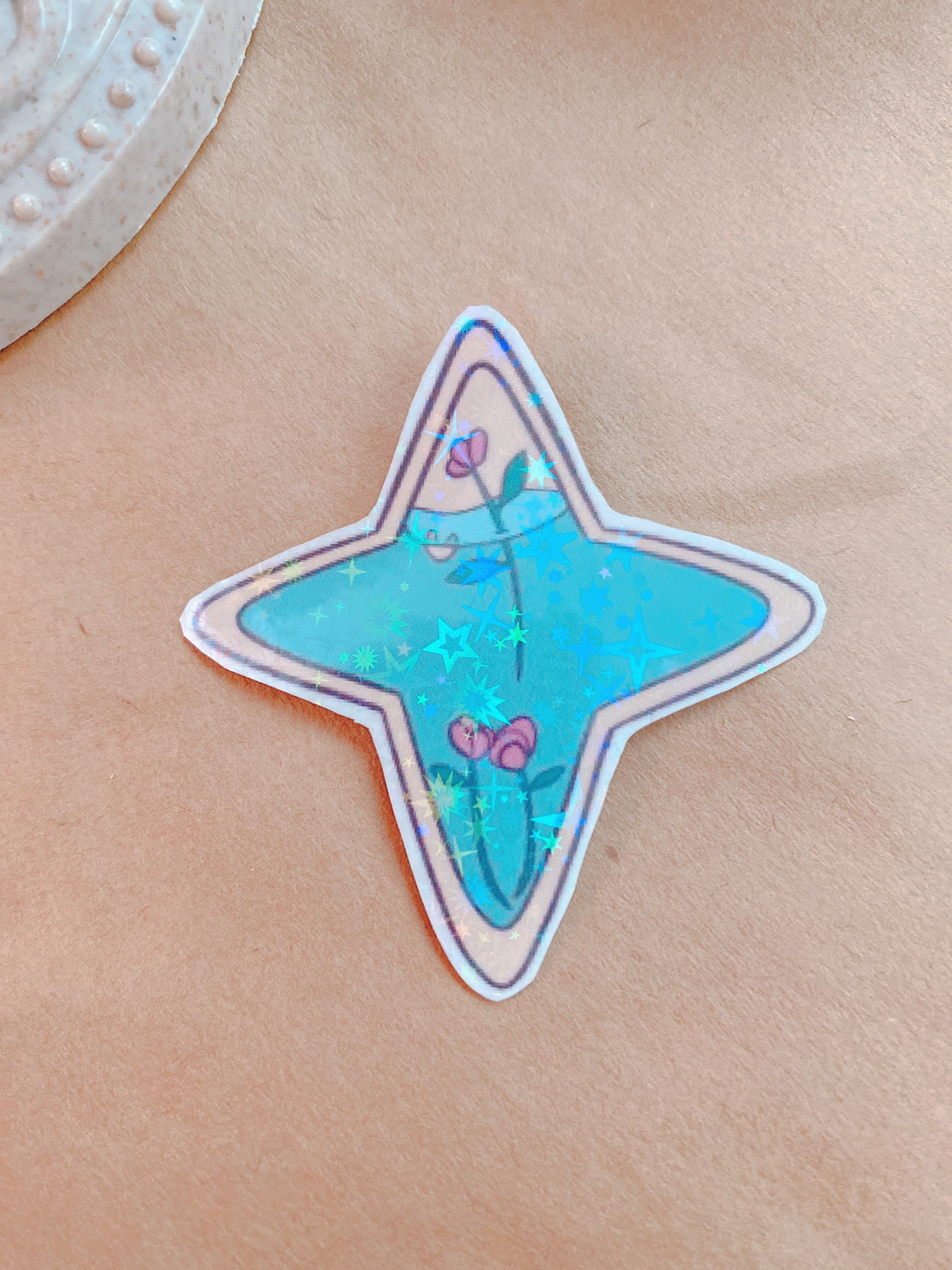 Moon and Star Stickers Etsy
