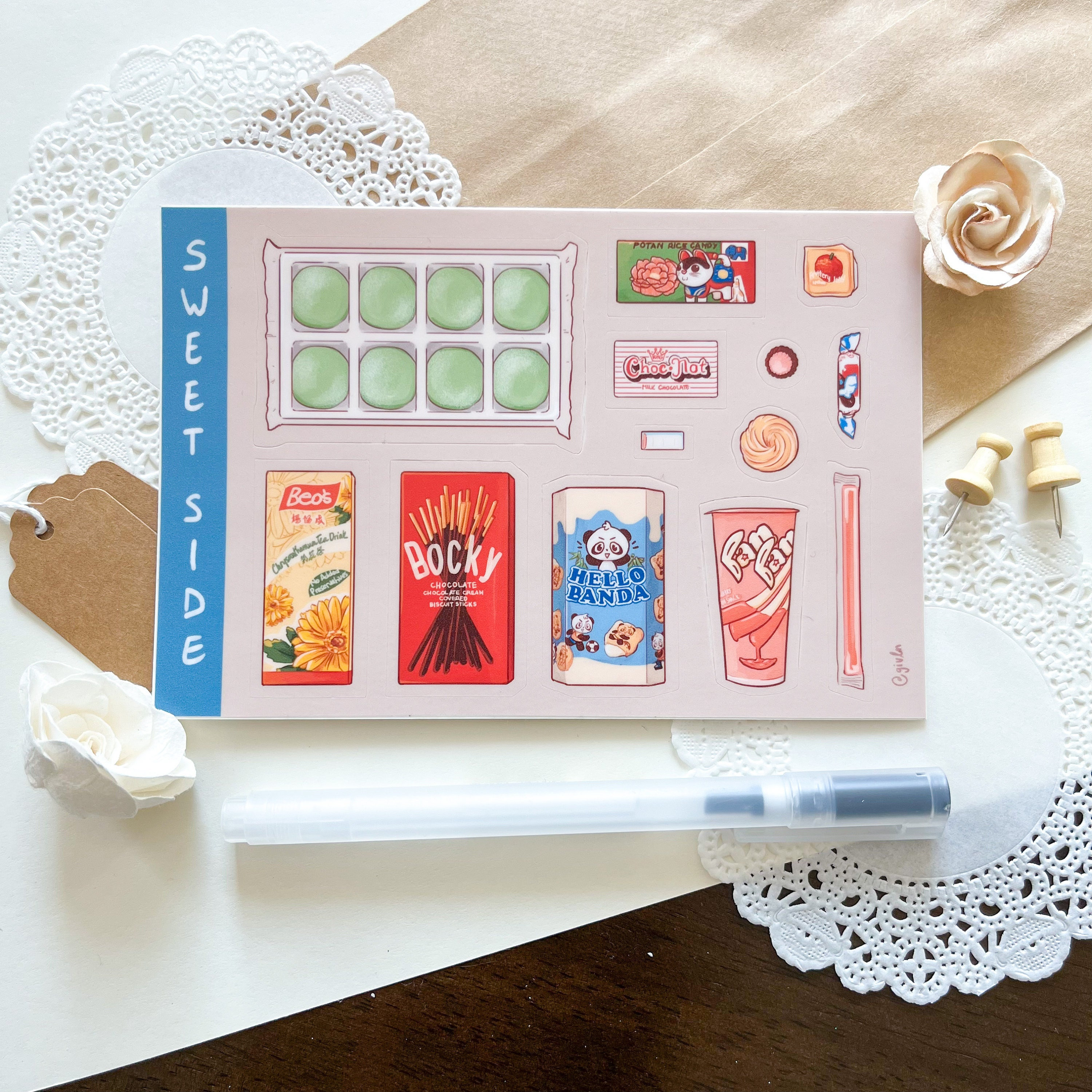 Sweet Treats Sticker Sheet - Etsy