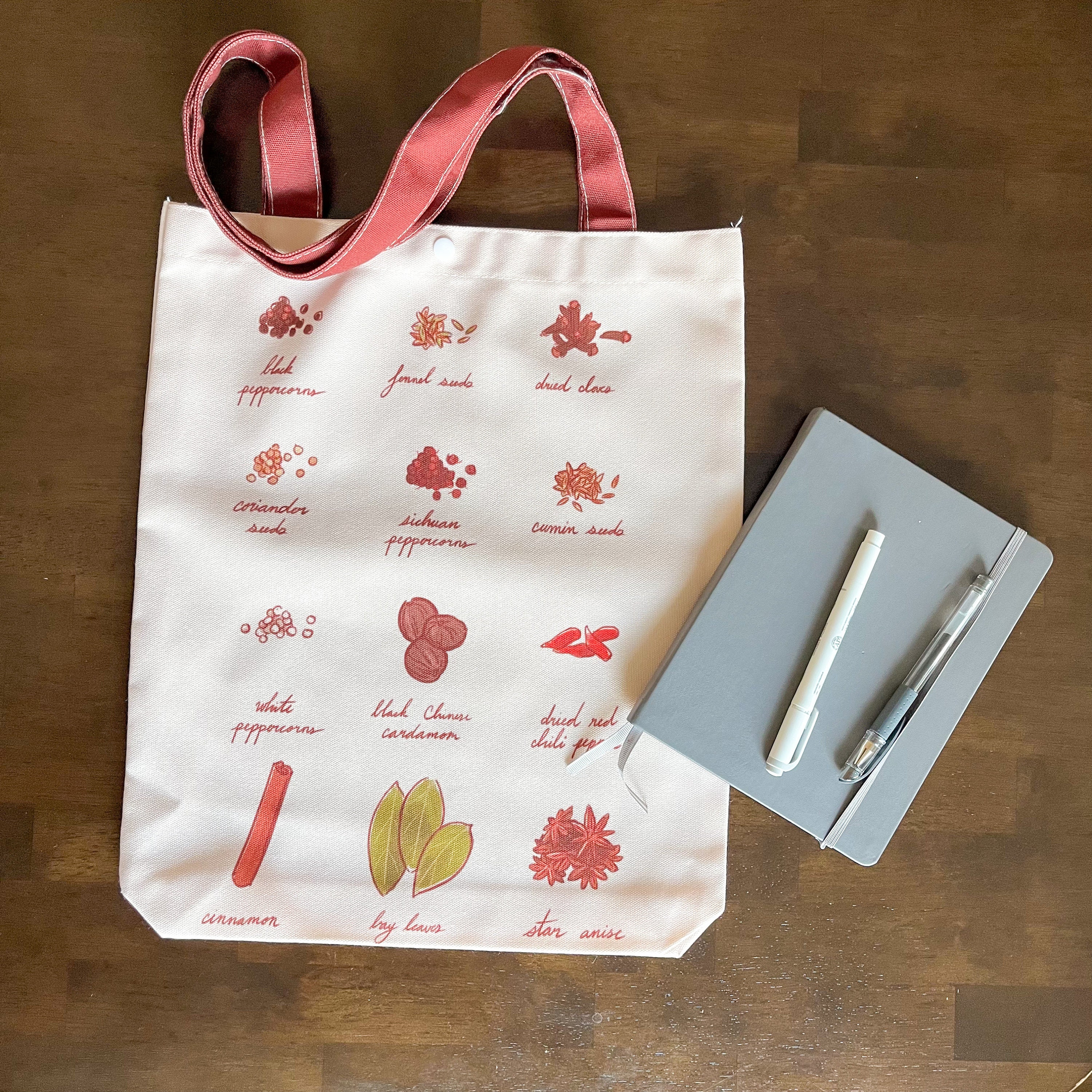 Herbs & Spices Heavyweight Blended Canvas Tote Bag - Etsy