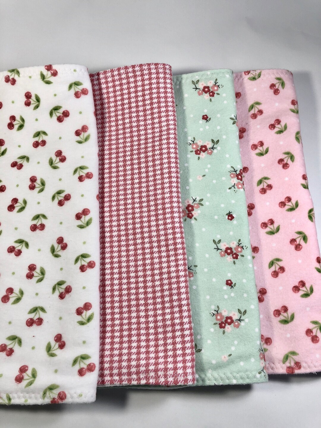 Burp Cloths Set of 4 Burp Rags Absorbent Burp Cloths Etsy Ireland