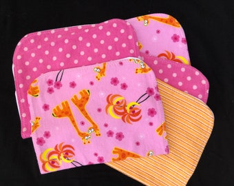 Burp Cloths, Set of 5, Burp Rags, Absorbent burp cloths, Absorbent burp rags