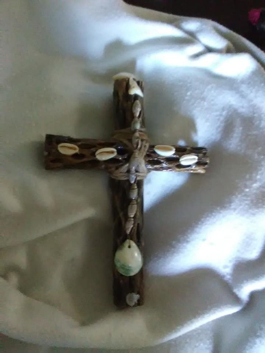 Cholla Cross With Shells - Etsy