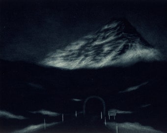 Bergtunnel - Mezzotint