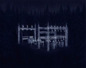Umspannwerk Wald - Mezzotint