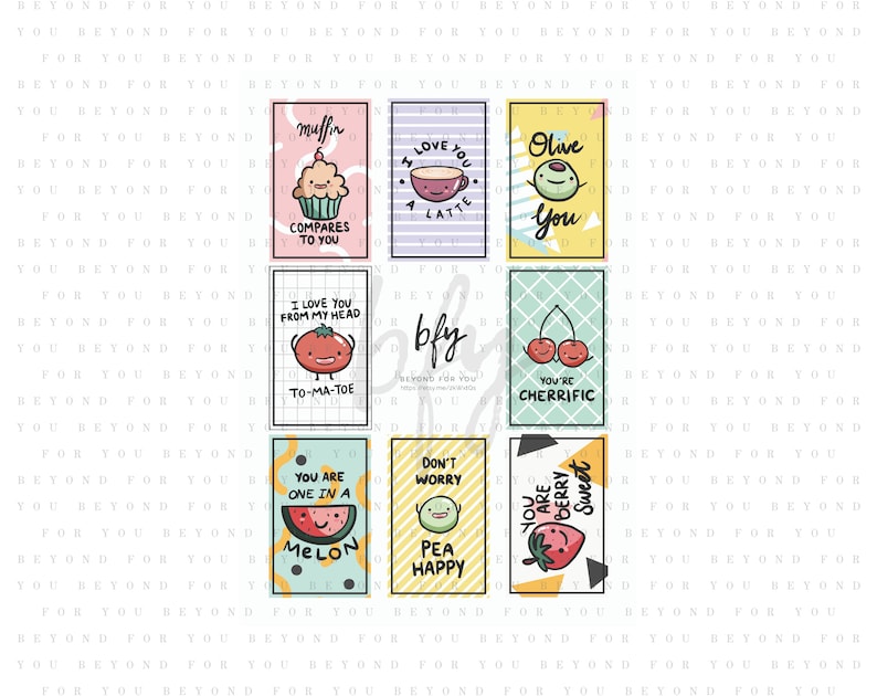 24 Printable Lunchbox Notes food Puns, Children Meals, for Mothers