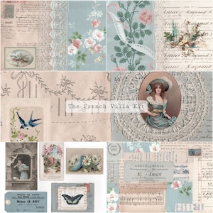 Das French Villa Kit | Junk-Journal zum Ausdrucken